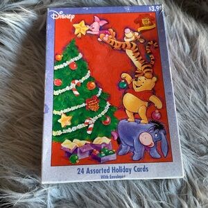 Vintage Winnie the phoo holidays cards